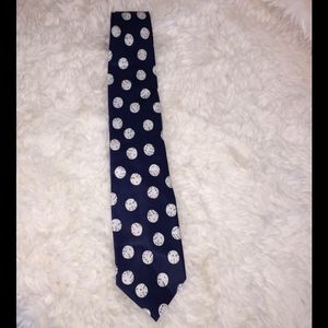 Addiction Dice Tie Navy Blue Gambling Vegas Casino